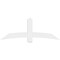 Ekena Millwork Bellingham Architectural Grade PVC Gable Bracket, 72"W x 27"H x 6"D x 6"F, 9/12 Pitch GBP072X27X0606BEL00 - alternate 2